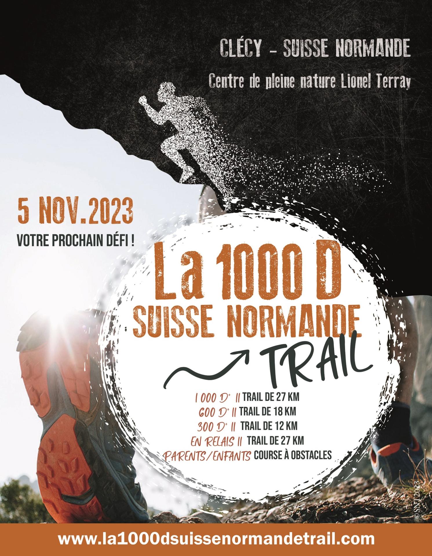 Affiche 1000d suisse normande trail bd